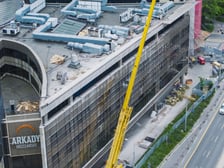 Wyburzanie Arkad w pierwszej połowie czerwca 2025