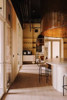 Wnętrze Labo zaprojektowane przez architektów ze studia Cudo