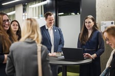 Uczestnicy śniadania biznesowego Invest in Wroclaw.