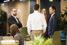 Uczestnicy śniadania biznesowego Invest in Wroclaw.