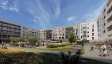 TBS Wrocław wybuduje 200 mieszkań na tani wynajem na Brochowie, wizualizacja