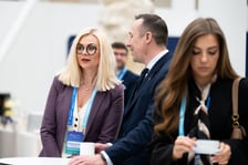 Drugi dzień konferencji East x West Forum w Pawilonie Czterech Kopuł we Wrocławiu (9 kwietnia 2026 r.).