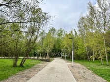 Powstający park przy ul. Idzikowskiego we Wrocławiu