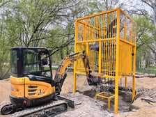 Powstający park przy ul. Idzikowskiego we Wrocławiu