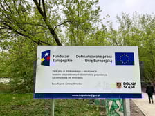 Powstający park przy ul. Idzikowskiego we Wrocławiu