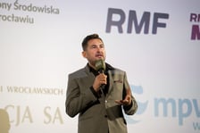 Inauguracja 4. edycji Wrocławskiej Akademii Klimatu. Na zdjęciu: Grzegorz Dukielski, prezes zarządu, Fundacja Green Festival