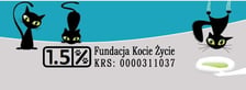 <p><a href="https://www.facebook.com/FundacjaKocieZycie" target="_blank" rel="nofollow noopener">Aby wspom&oacute;c Fundację Kocie Życie</a>, wystarczy w swoim zeznaniu podatkowym wpisać nr KRS: 0000311037.</p>
