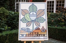 Plakat promujący jesienny sezon w Ossolineum