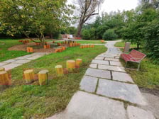 Park kieszonkowy przy ul. Kunickiego na Muchoborze Wielkim