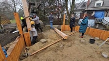 W parku Strachocińskim powstaje całoroczna górka saneczkowa
