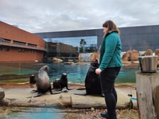 Zajęcia praktyczne studentów we wrocławskim zoo