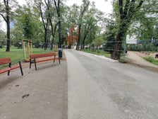 Skwer im. Aleksandry Natalii-Świat na wrocławskim Szczepinie po modernizacji