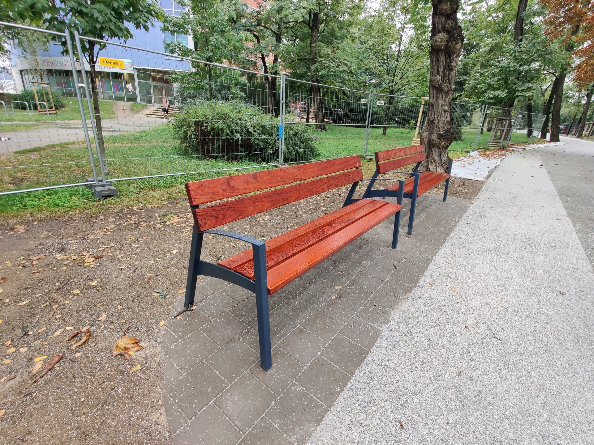 Skwer im. Aleksandry Natalii-Świat na wrocławskim Szczepinie po modernizacji