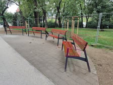 Skwer im. Aleksandry Natalii-Świat na wrocławskim Szczepinie po modernizacji