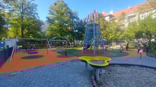 Integracyjny, odmieniony plac zabaw na skwerze im. Ireny Sendlerowej