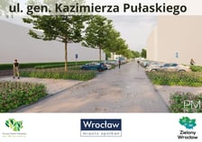Ul. Pułaskiego - po (wizualizacja)
