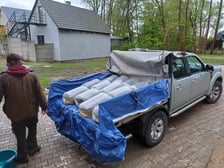 Zdjęcie z akcji Odrodzenie (wpuszczanie narybku do Odry)