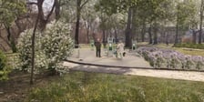 <p>Skwer przy skrzyżowaniu ul. Centralnej i Węgierskiej na osiedlu Broch&oacute;w - tak będzie wyglądał po zmianach</p>