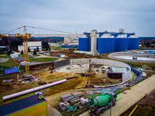 <p>Rozbudowa Wrocławskiej Oczyszczalni Ściek&oacute;w, pierwszy etap prac</p>