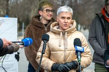 Wrocław zazielenia plac przy pomniku Bolesława Chrobrego - konferencja prasowa 17.03.2025