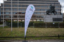 Wrocław zazielenia plac przy pomniku Bolesława Chrobrego - konferencja prasowa 17.03.2025