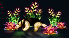 wizualizacje wystawy Garden of Lights