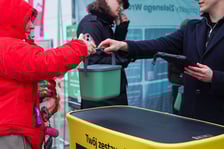 Rozdawanie pojemników na bioodpady przy ul. Zakładowej - 20.12.2025