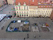 Prace przy zazielenieniu Rynku, 11.02.2026.