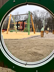 Plac zabaw w Parku Południowym we Wrocławiu