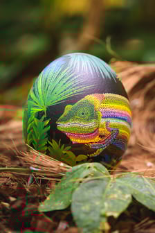 <p>Jajo przygotowane przez Weronikę Łysek</p>