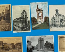 kolekcjoner pocztówek Stanisław Chmura z Wrocławia. W imponującej kolekcji ma ponad tysiąc wrocławskich widokówek