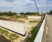 Budowa nowych mostów Chrobrego, wrzesień 2022