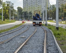 Budowa trasy tramwajowej przez Popowice, wrzesień 2022