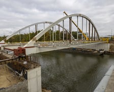 Nowy most Chrobrego nad kanałem powodziowym Odry