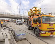 Zdjęcie z budowy TAT na Nowy Dwór, z 8 lutego 2023 roku