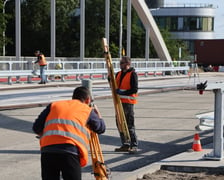 Próby obciążeniowe na mostach Chrobrego, 8 sierpnia 2023