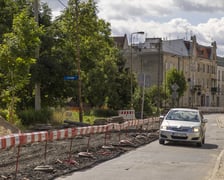 Przebudowa ulicy Dolnobrzeskiej na osiedlu Leśnica, sierpień 2023