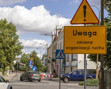 Przebudowa ulicy Dolnobrzeskiej na osiedlu Leśnica, sierpień 2023