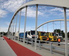 Mosty Chrobrego w dniu próby obciążeniowej, sierpień 2023