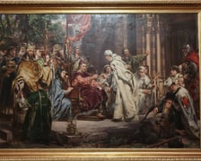 <p>Włostowic sprowadził do Polski także zakon cysters&oacute;w, co uwiecznił na swym obrazie Jan Matejko</p>