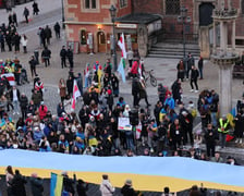 Protest przeciwko wojnie w Ukrainie, luty 2023, Wrocław