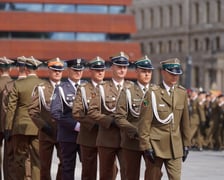 Promocja oficerska na placu Wolności we Wrocławiu