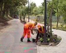 Promenada Krzycka w budowie w lipcu 2024