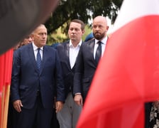 Uroczystości związane z obchodami 80. rocznicy Powstania Warszawskiego przy pomniku rotmistrza Witolda Pileckiego we Wrocławiu