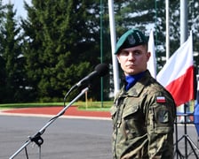 Przysięga wojskowa żołnierzy 10. Wrocławskiej Brygady Łączności
