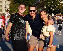 Wrocławska Potańcówka w rytmie disco na placu Wolności we Wrocławiu