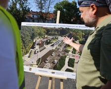 Spotkanie na pętli Sępolno w sprawie budowy TAT na Swojczyce, 30 sierpnia 2024