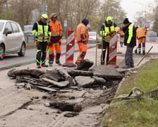 Ulica Balonowa na Gądowie w remoncie