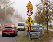 Ulica Balonowa na Gądowie w remoncie