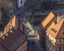 Widok z katedry na Ostrowie Tumskim